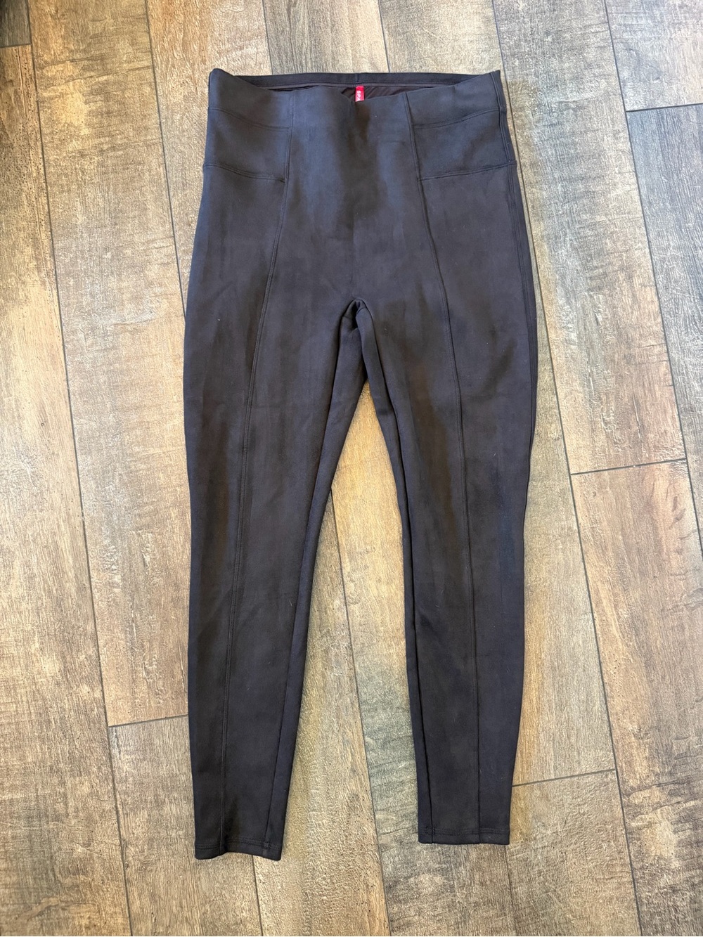 Brown Spanx faux suede Leggings